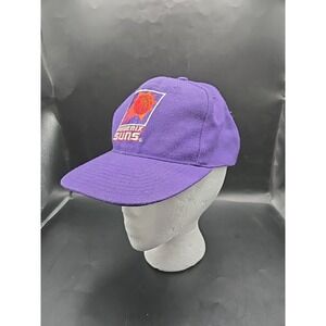 Vintage Phoenix Suns Wool Snapback Hat OSFA Purple 90s NBA